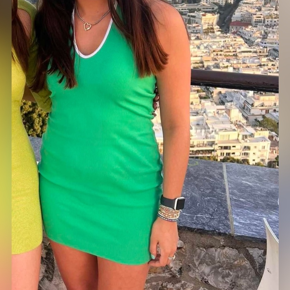 Green dress
